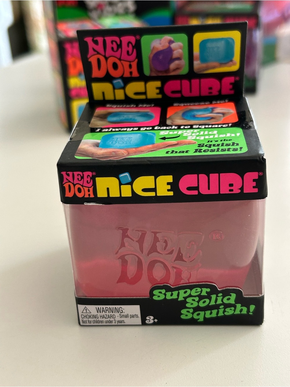 Needoh Nice Cube Pink NWT